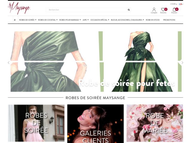 Un grand choix de robes de soirée femme tendance
