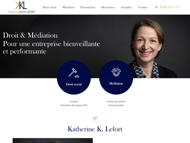 Cabinet avocat droit social : katherine lefort