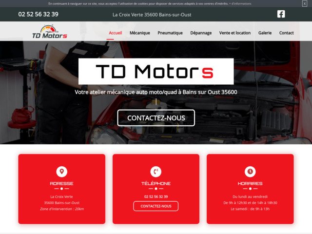 TD Motors à Bains sur Oust