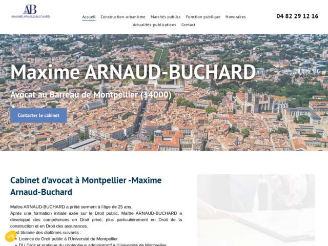 Cabinet d'avocat en droit public à Montpellier