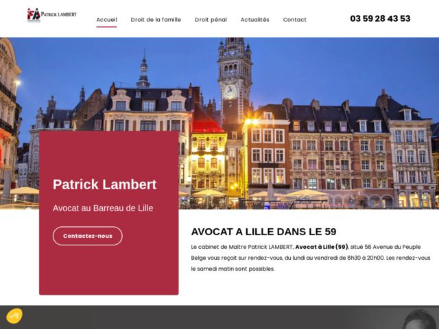 Cabinet d'avocat à Lille 59