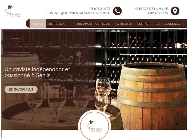 De la vigne a la table