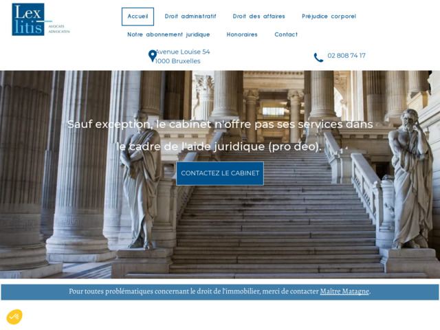 Avocat en droit de dommages corporels à Bruxelles, maître Gabriel Persoons