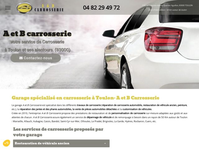 Service de rparation de carrosserie  toulon