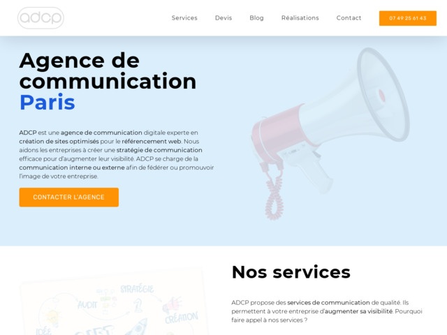 Adcp : agence de communication paris