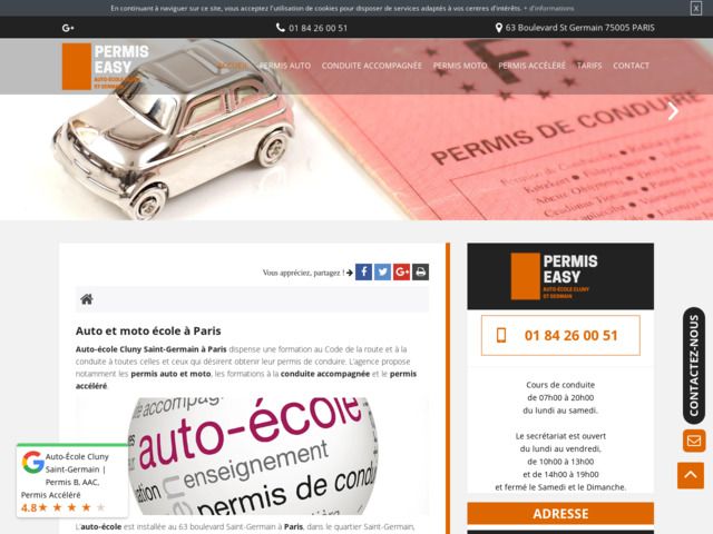 Formation de conduite accélérée à Paris