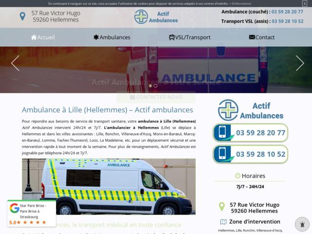 Transport médical à hellemmes
