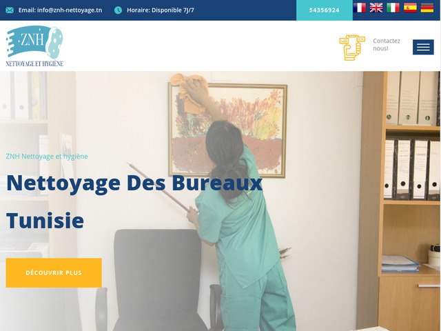 Société nettoyage en tunisie
