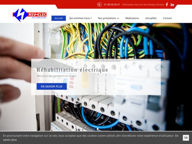 Rsv elec est une entreprise d'électricité générale