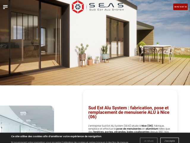 Fabrication menuiserie alu  nice, pose de menuiseries alpes-maritimes 06