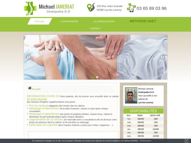 Cabinet d'ostéopathe à Lille