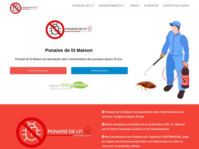Punaise de lit maison - expert anti punaise de lit