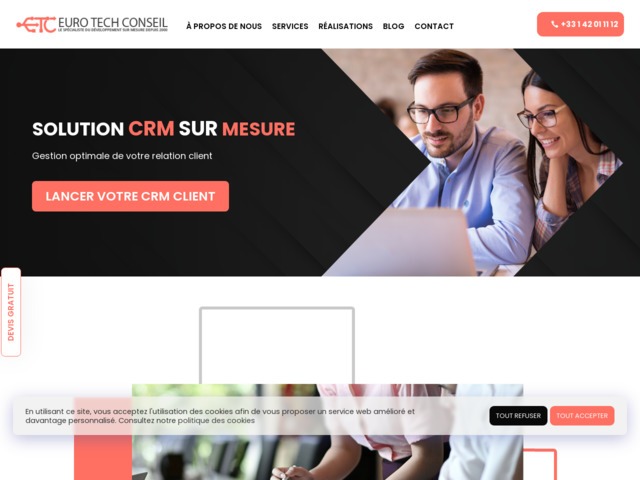 Développement solution crm