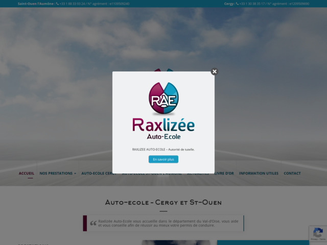 Raxlize auto ecole cergy | st-ouen