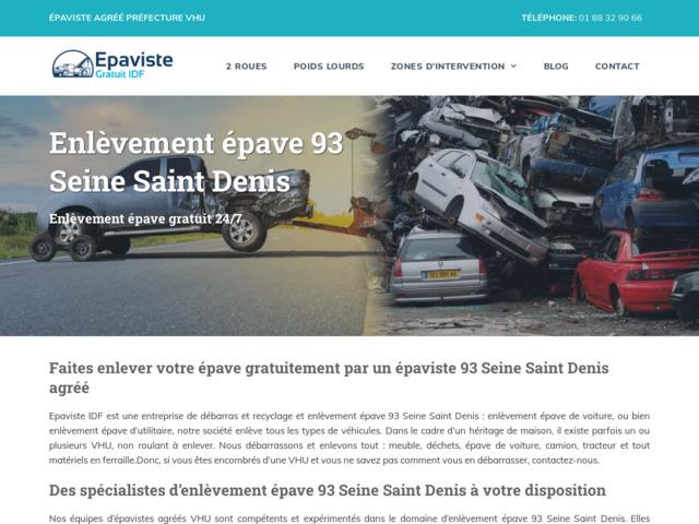 Enlèvement épave 93 seine saint denis - épaviste gratuit