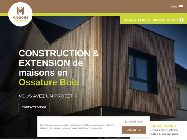 Maison d'Intérieur - Extension de maisons en ossature bois à Caen
