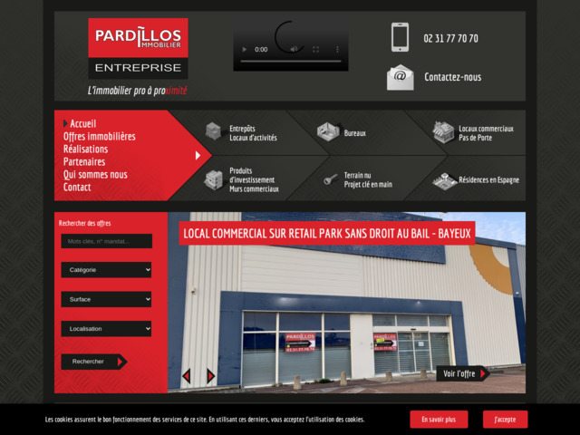 Pardillos immobilier - vente et location de bureaux à caen