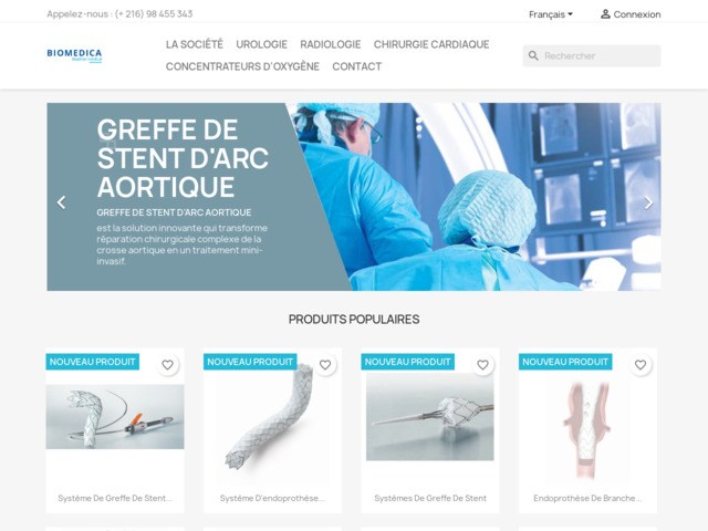 Biomedica.tn : socit  de vente de matriel mdical