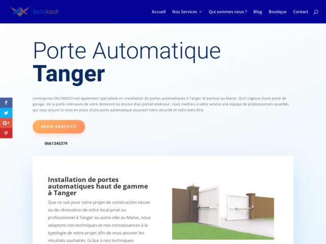 Porte automatique tanger