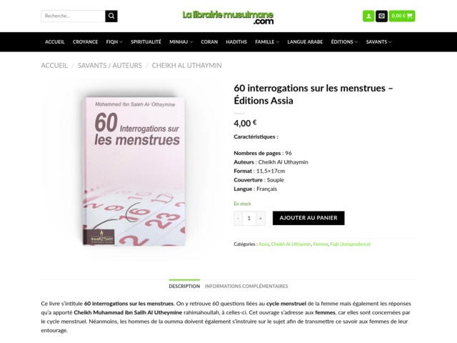 60 interrogations sur les menstrues