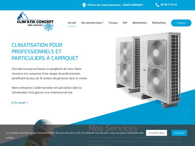 Climatik concept - Installation de systèmes de traitement de l'air à Caen