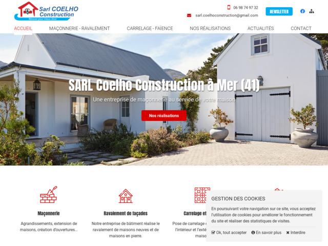 Coelho maonnerie : entreprise maonnerie mer (41), blois