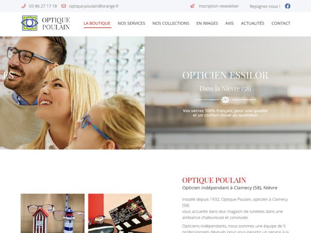 Optique Poulain : opticien à Clamecy (58), Nièvre