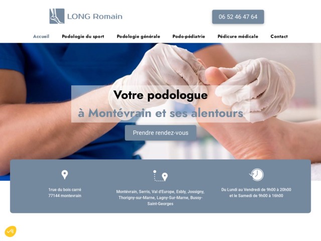 Séance de pédicure médicale
