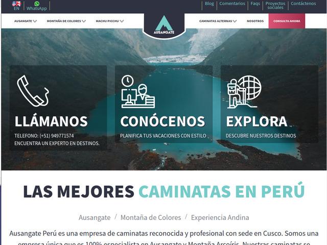 Caminata sagrada y sostenible en los andes