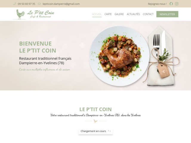 Le P'tit Coin, restaurant  Dampierre-en-Yvelines (78)