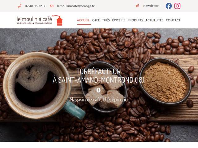 Moulin à Café : artisan torréfacteur à Saint-Amand-Montrond (18)