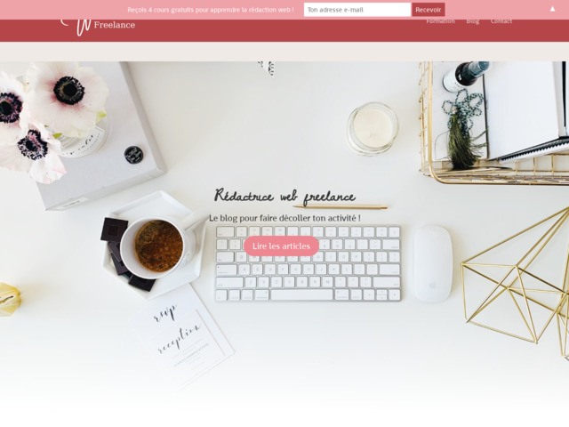Rédactrice web freelance - Formation rédaction web gratuite