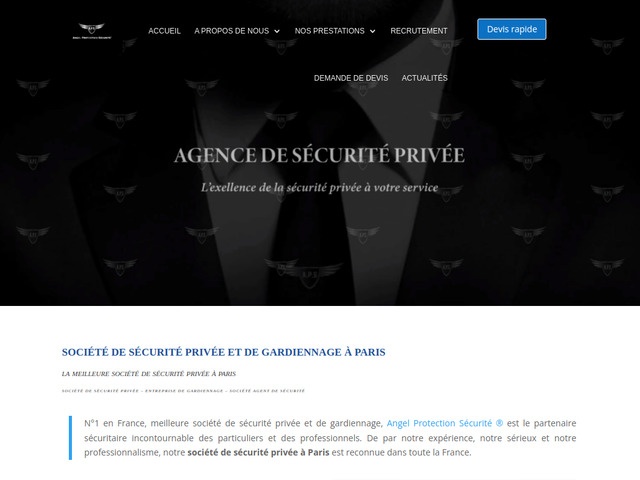 Entreprise de sécurité à paris