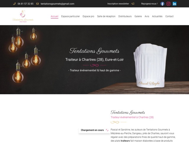 Tentations gourmets : service traiteur  en eure-et-loir (28)