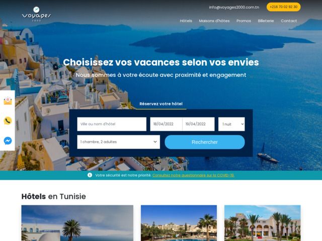 Voyages 2000 - agence de voyage en Tunisie