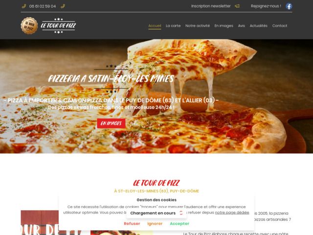 Le tour de pizz : pizza  emporter puy de dme (63) ou dans l’allier (03)