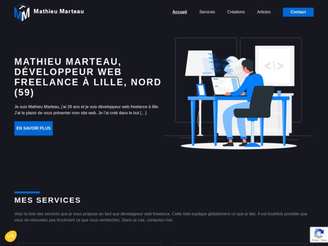 Mathieu marteau - développeur web freelance à lille