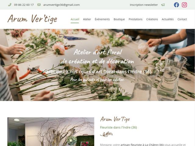 Arum Ver'tige, votre fleuriste à La Châtre (36)