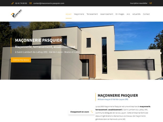 Maçonnerie pasquier : saint lambert du lattay (49)