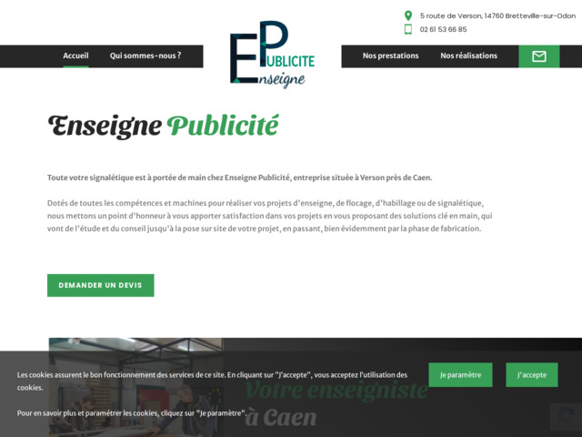 Enseigne Publicit - enseigniste prs de Caen (14)