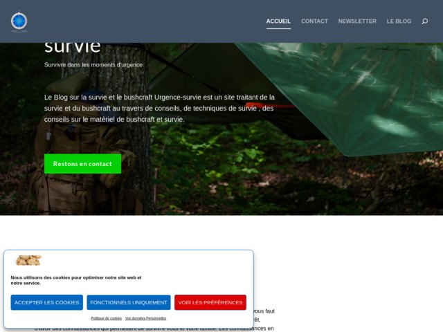 Urgence survie la survie et le bushcraft