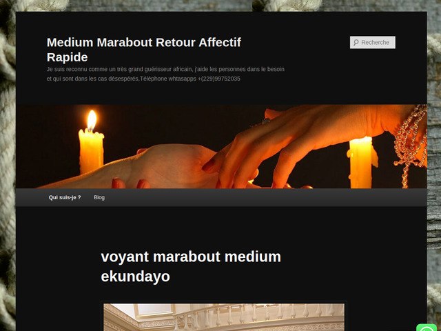 Médium marabout retour affectif rapide