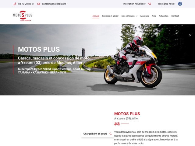 Moto Plus, votre garage moto à Yzeure (03) près de Moulins