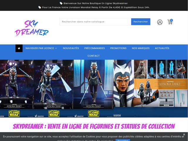 Vente en ligne de figurines et statues de collection