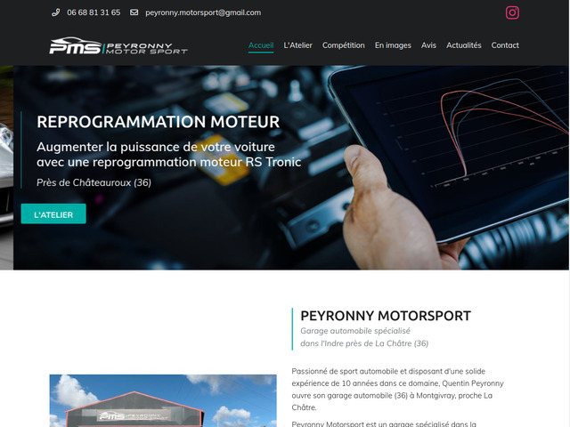Peyronny Motorsport : garage et prparateur auto La Chtre 36