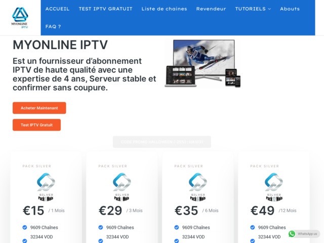 Abonnement IPTV