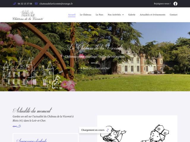 Château de la Vicomté : château pour mariage Blois 41