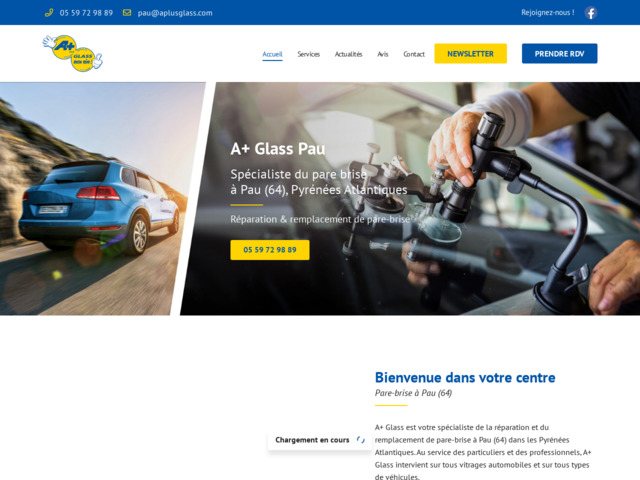 A+ Glass : rparation et remplacement pare-brise  Pau 64