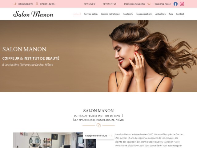 Salon Manon : salon de coiffure, institut de beaut proche Decize 58