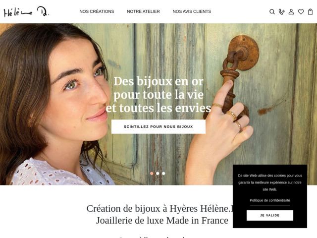 Création de bijoux hyères - hélène d